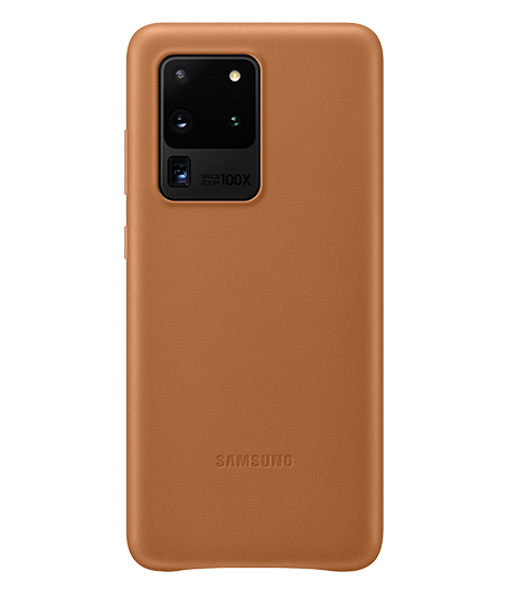 Фотография Samsung Чехол-накладка Leather Cover S20 Ultra