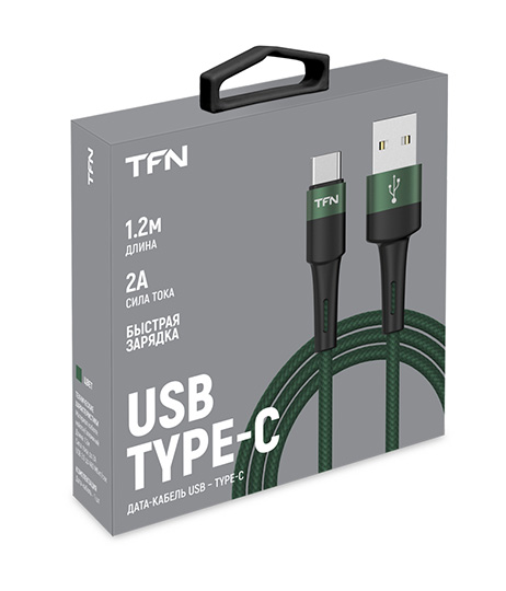 Фотография TFN кабель TypeC Envy 1.2m нейлон