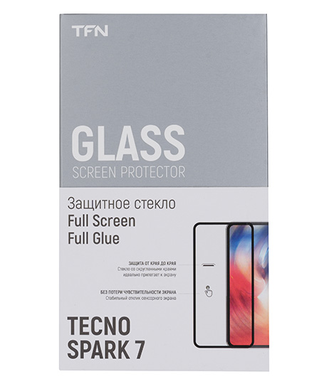 Фотография Защитное стекло TFN для смартфона TCN Spark 7 2.5D